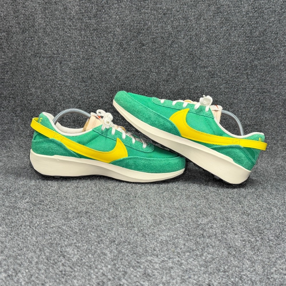 Nike Waffle Debut Vintage Shoes Mens 11 Stadium Green Opti Yellow Athletic Retro - Picture 7 of 12